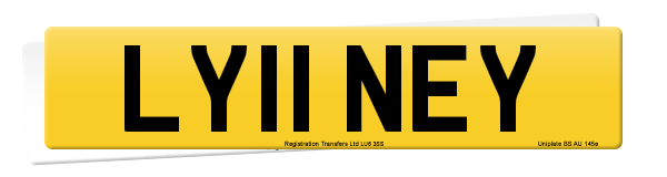 Registration number LY11 NEY